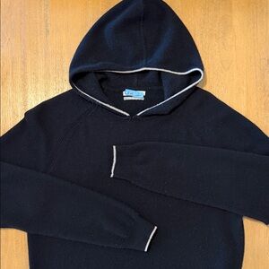 Paul Taylor Cashmere Blend Hoodie Black Men’s Large